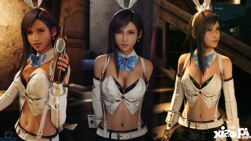 3D區(qū)的扛把子蒂法，終于如愿以償換上了兔女郎