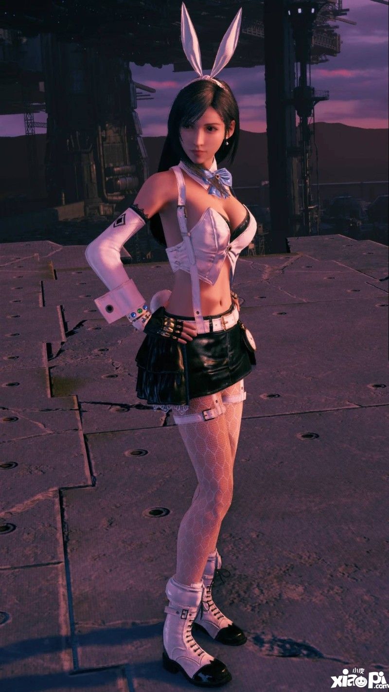 3D區(qū)的扛把子蒂法，終于如愿以償換上了兔女郎