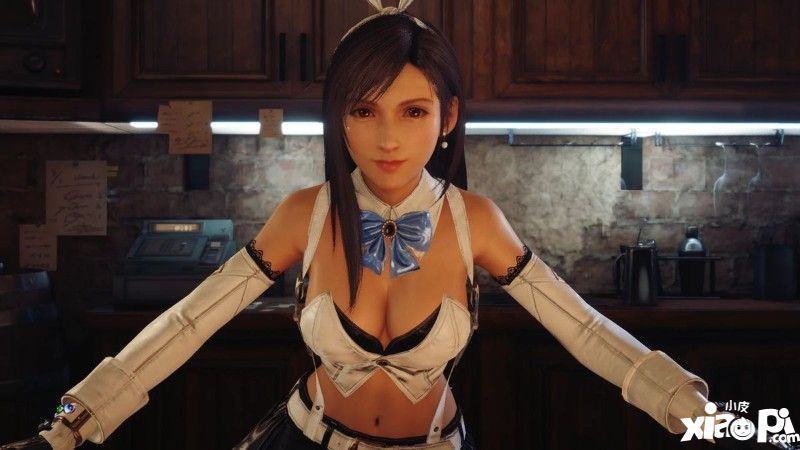 3D區(qū)的扛把子蒂法，終于如愿以償換上了兔女郎